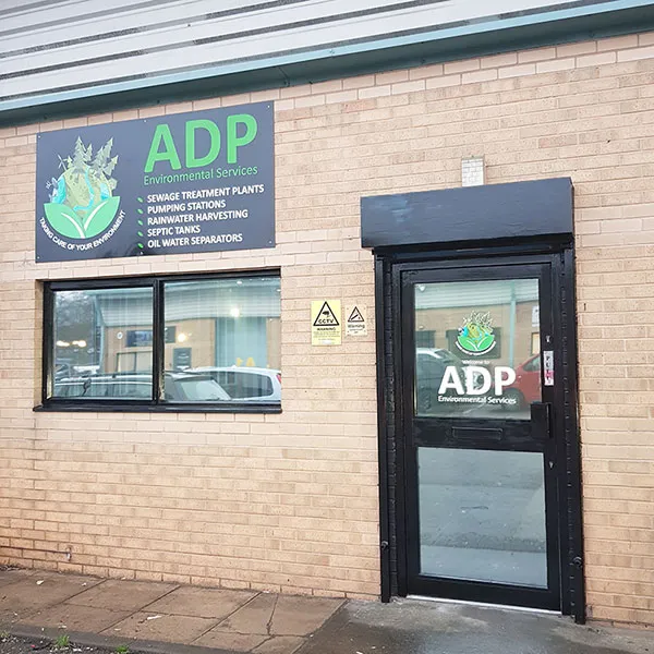 The front of the ADP Environmental Services office